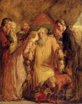  del Pintura - Lear y Cordelia Prerrafaelita John Everett Millais